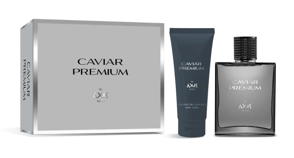 [3770031291070] AXIS COFFRET CAVIAR PREMIUM Eau de Toilette for men 100 ML and Shower Gel 100 ML