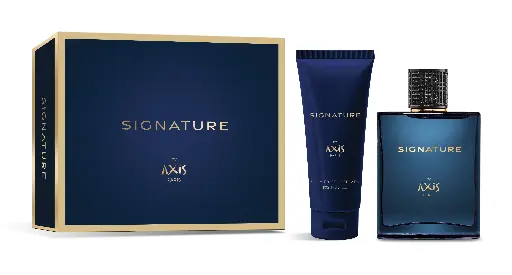 [3770031291087] AXIS COFFRET SIGNATURE EDT 100 ML + SG 100 ML