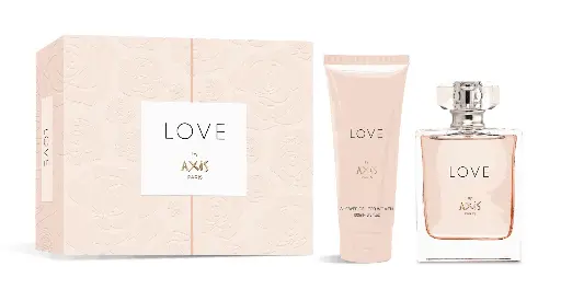[3770031291117] AXIS COFFRET LOVE EDP 100 ML + SG 100 ML