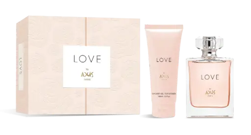 [3770031291117] AXIS COFFRET LOVE Eau de Parfum for women 100 ML and Shower Gel 100 ML